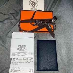 Hermès calvi card holder
